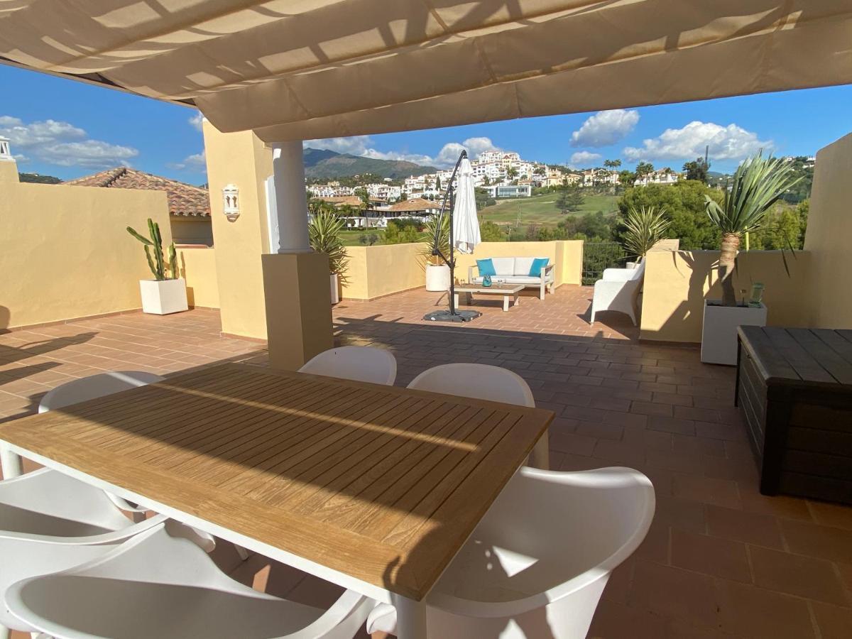 Huge Rooftop Solarium With See View - 3 Rooms Benahavís Eksteriør bilde